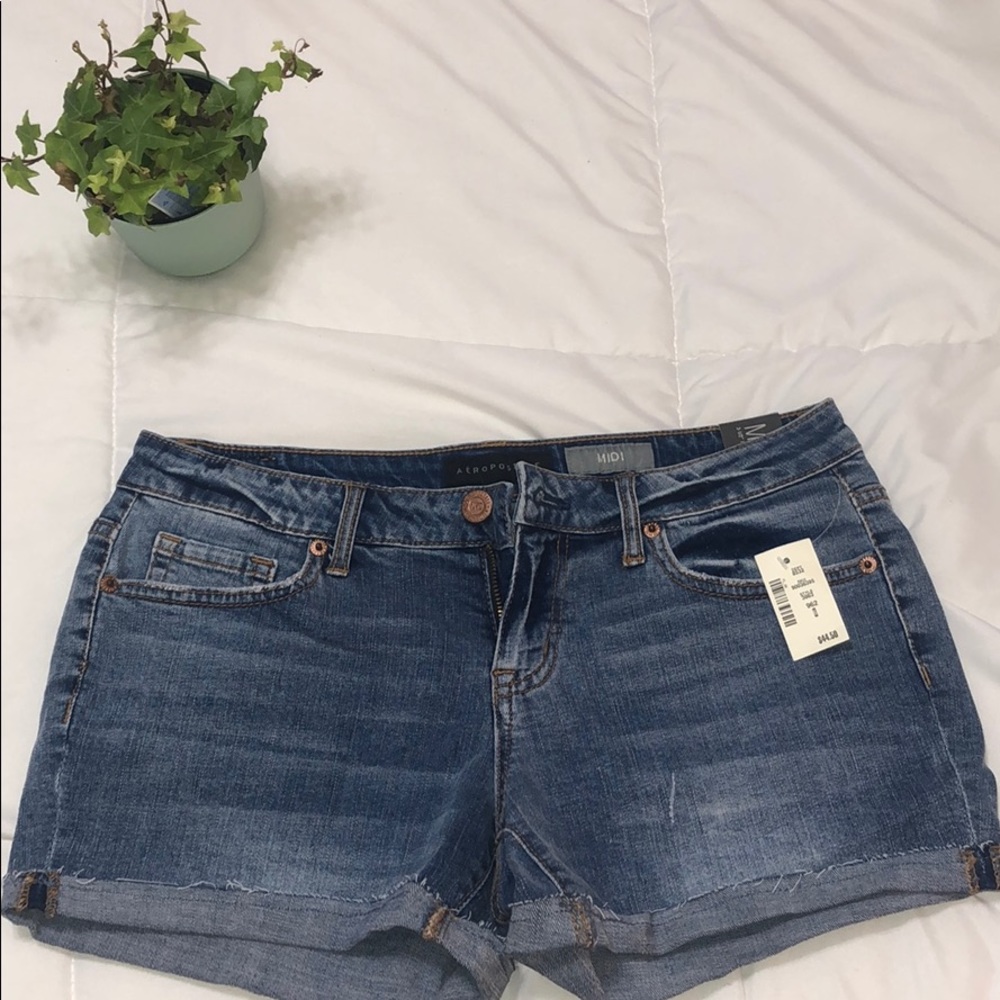 AREOPOSTLE blue jean shorts size 6